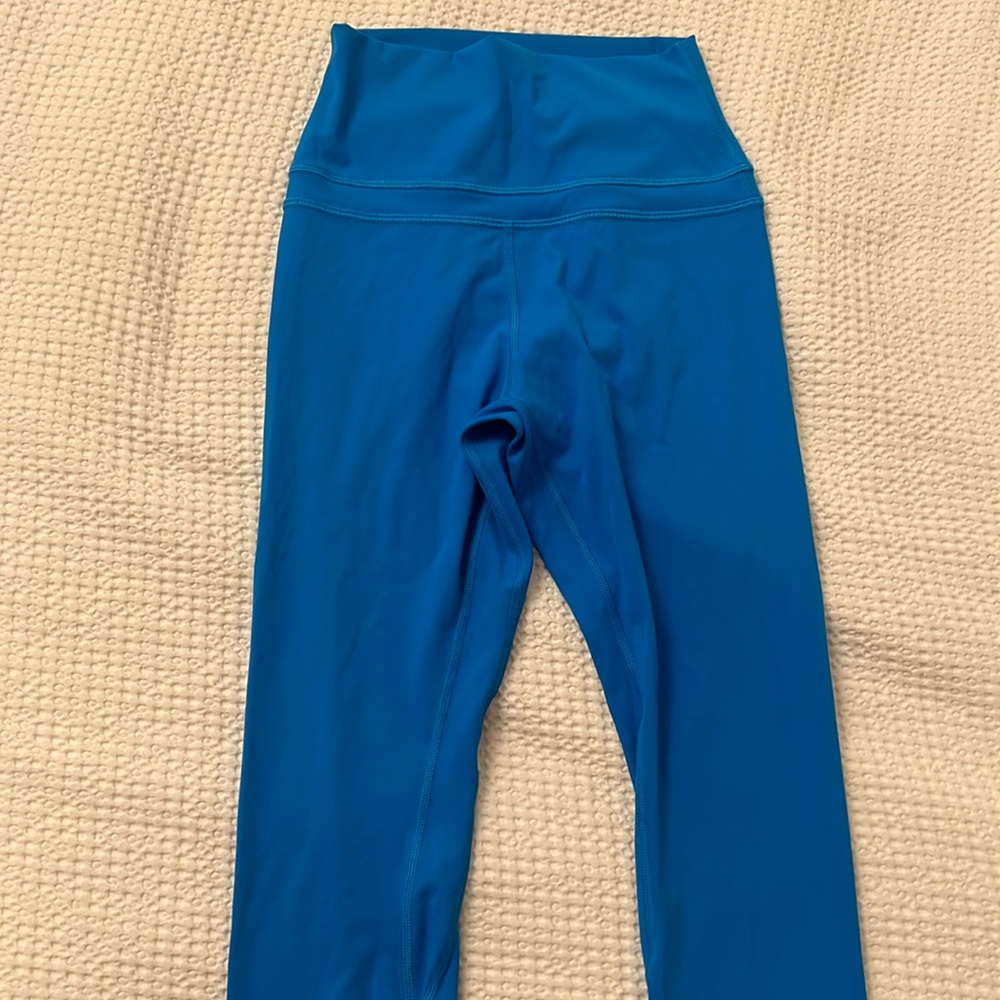 Bright blue CRZ Yoga Leggings